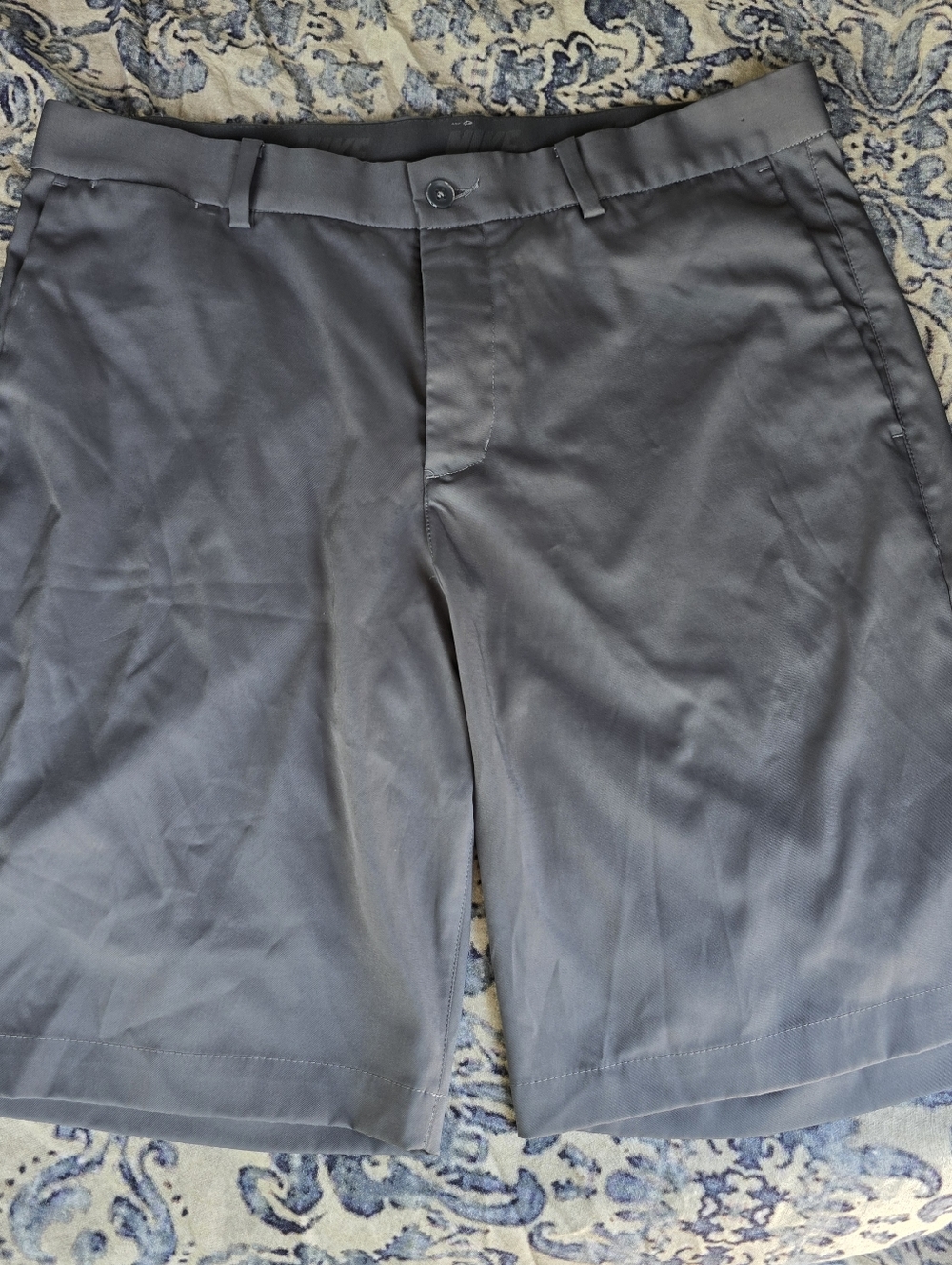 Nike Golf Shorts Men Size 30 x 11 Dark Gray Performance Cooling Summer